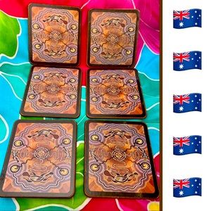 Australian Aboriginal Art Coaster Set